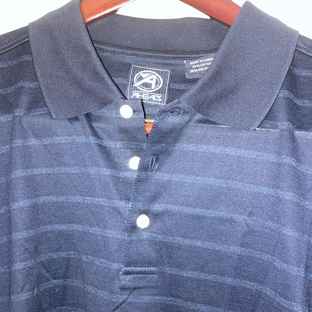 NWOT Navy Blue/black polo/golf  shirt